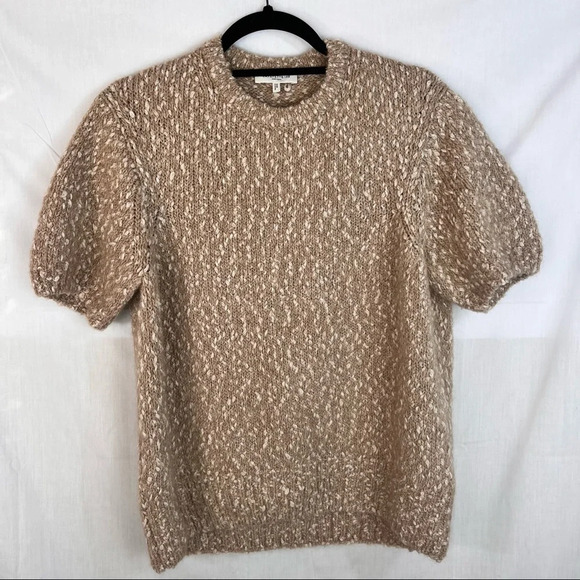 Lafayette 148 New York Dondegal Mohair- Wool Blend Taupe Sz M Sweater Luxury - Picture 1 of 11